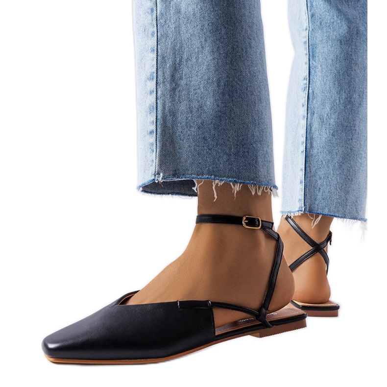 Sandalias cerradas negras negro