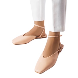 Sandalias rosa punta cerrada