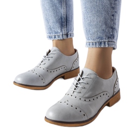 BM Zapatos brogue grises LS5379 Taupe