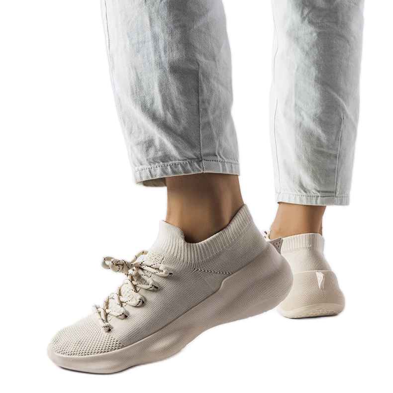 Zapatillas de lona beige de Côté