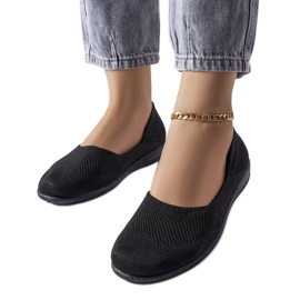 Bailarinas de tejido negro de Provencher