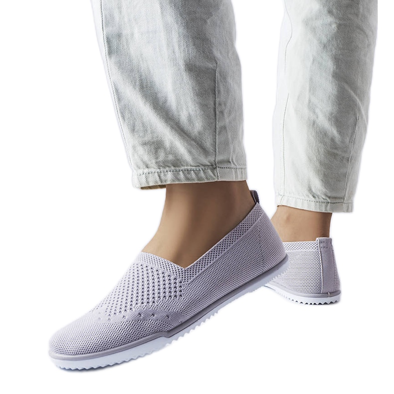 Zapatillas slip-on grises de Mazuret