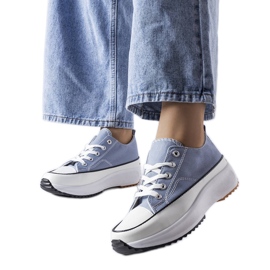 Zapatillas azules con plataforma de McKeylor