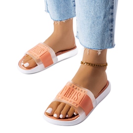 Zapatillas de goma beige de París