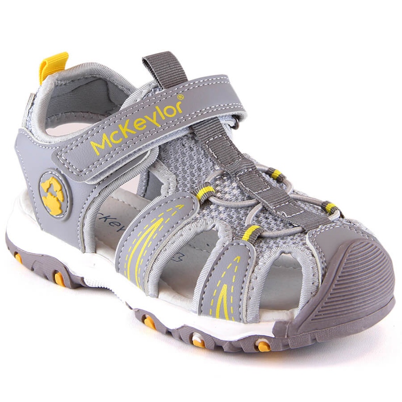 Sandalias para niño gris McKeylor 47702 con velcro