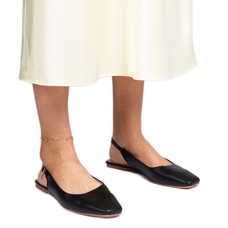 Sandalias cerradas negras negro