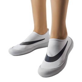Zapatillas elásticas grises de Stover
