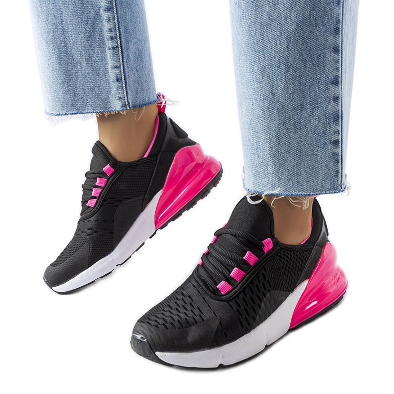 BM Deportivas corte en negro y rosa