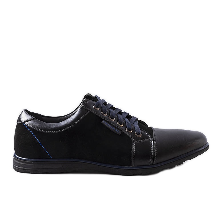Zapatos negros elegantes para hombre de Brisebois.