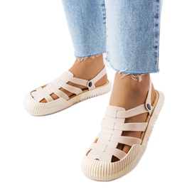 Sandalias de goma beige Canton