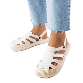 Sandalias de goma blancas Canton blanco