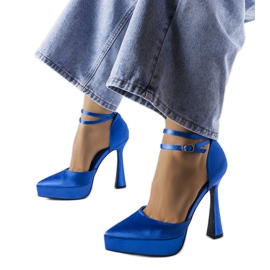 Zapatos de tacón azul de Dallas