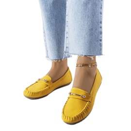 Mocasines amarillos con acabado mate de Sorel