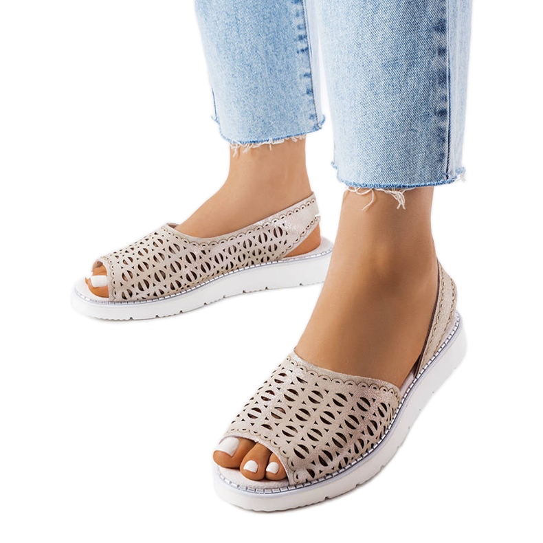 Sandalias Rainy caladas plateadas plata
