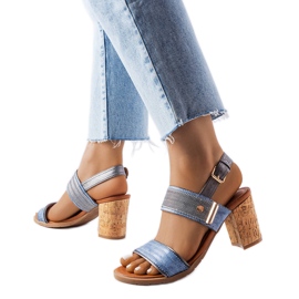 Sandalias de bloque Cityview azules