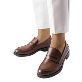 Mocasines en marrón oscuro de Deich