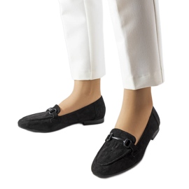 Mocasines negros de mujer de Hinkle