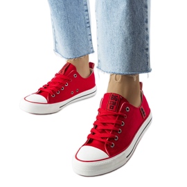 Deportivas clásicas rojas Big Star JJ274124 rojo