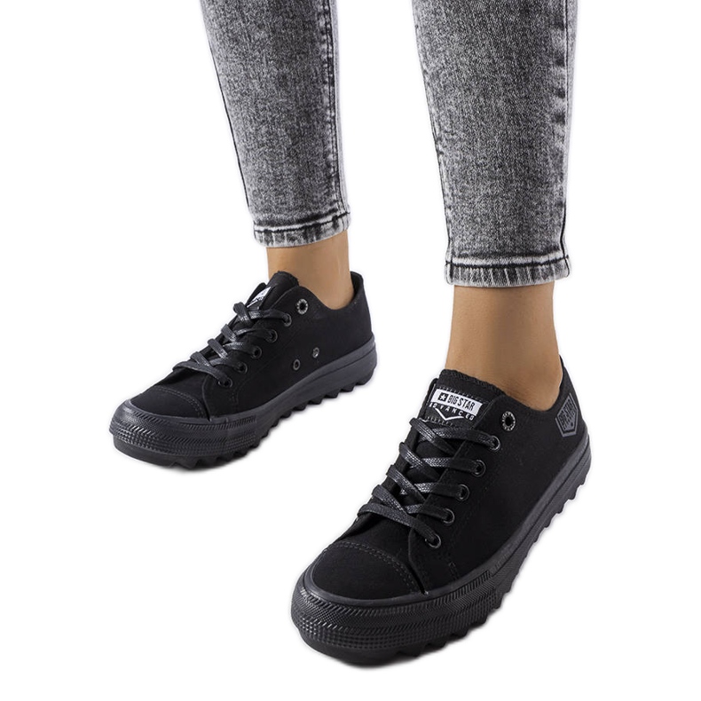 Zapatillas negras Big Star FF274248 negro