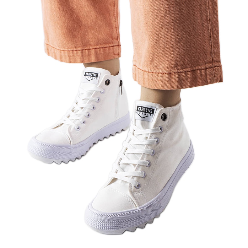 Deportivas tobilleras blancas Big Star FF274241 blanco