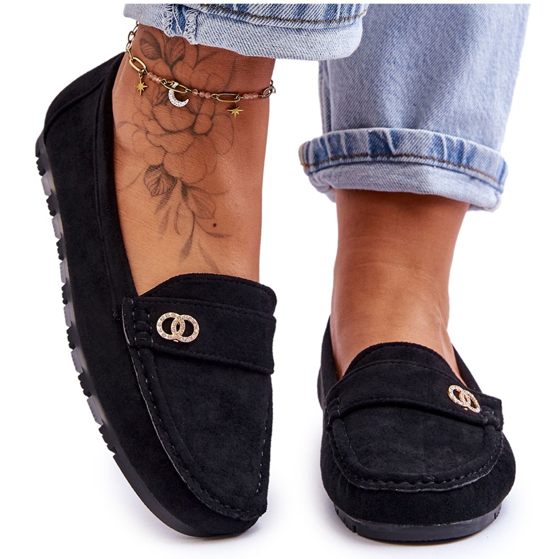 Mocasines Castelo Ante Negro