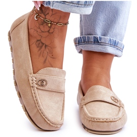 Mocasín Castelo Ante Beige