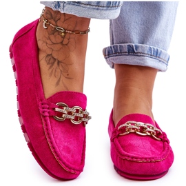 Mocasines De Mujer Sin Cordones De Ante Fucsia Sorento rosa