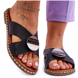 Vinceza Tacones planos Kenley de mujer de color negro