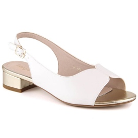 Sandalias tacón Sergio Leone W SK829 blanco