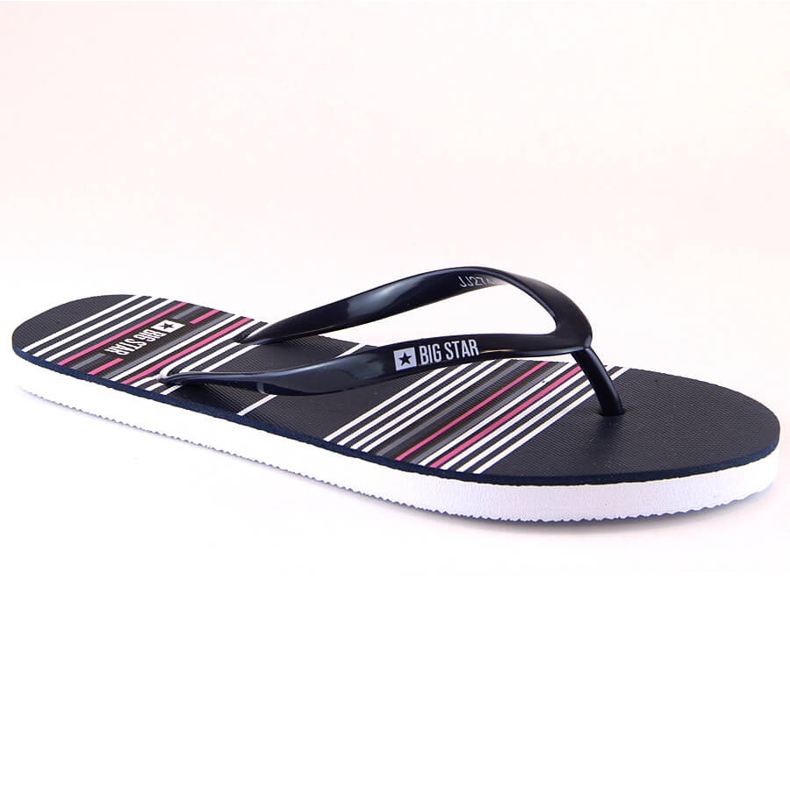 Chanclas negras planas Big Star JJ274A351 negro