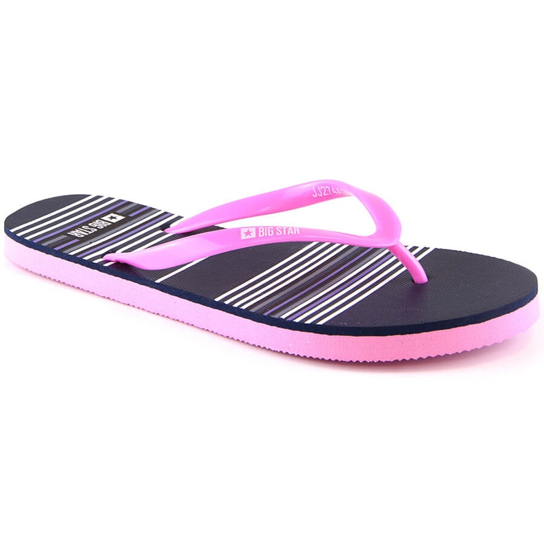 Chanclas mujer planas rosa Big Star JJ274A352 rosado