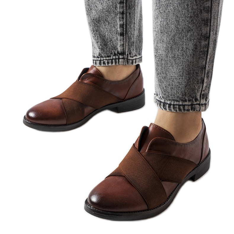 Zapatos brogue beige LS5379 Taupe marrón