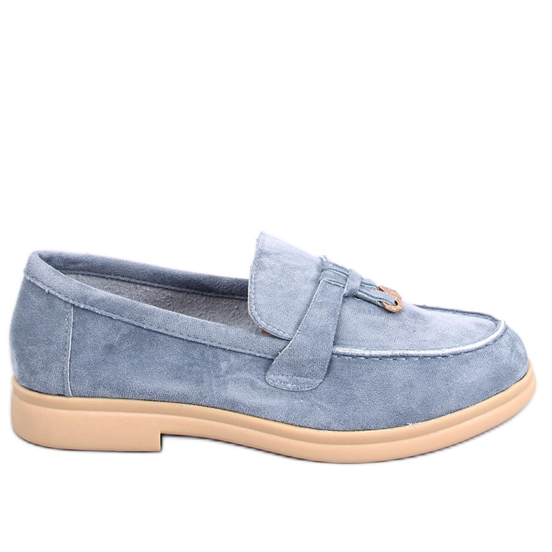 Mocasines de ante de Ottavia Azul