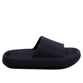 BM Chanclas de goma de Ritter Black negro