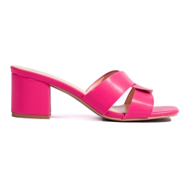 Mule mujer Shelovet rosa rosado Mule mujer Shelovet rosa rosado