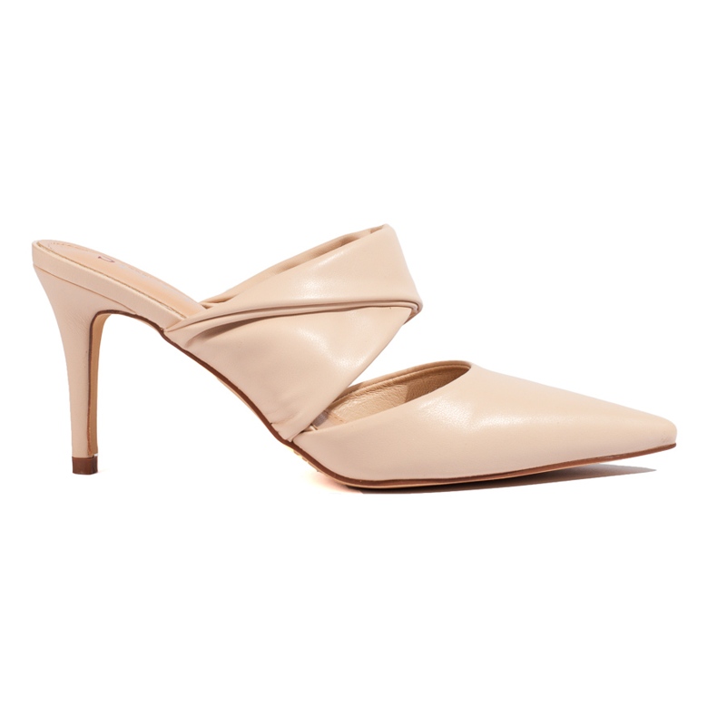 Sandalias de tacón de aguja beige de Shelovet