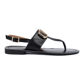 Chanclas mujer Shelovet negro