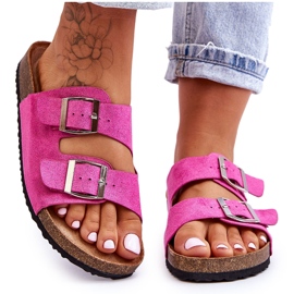 FB1 Pantuflas Slip-On Fucsia Destino Mujer rosa
