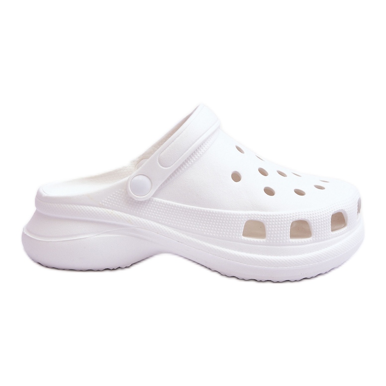 PG2 Pantuflas De Espuma Crocs Con Suela Gruesa Blanco Katniss