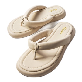 Sandalias gruesas beige de Smithfield.