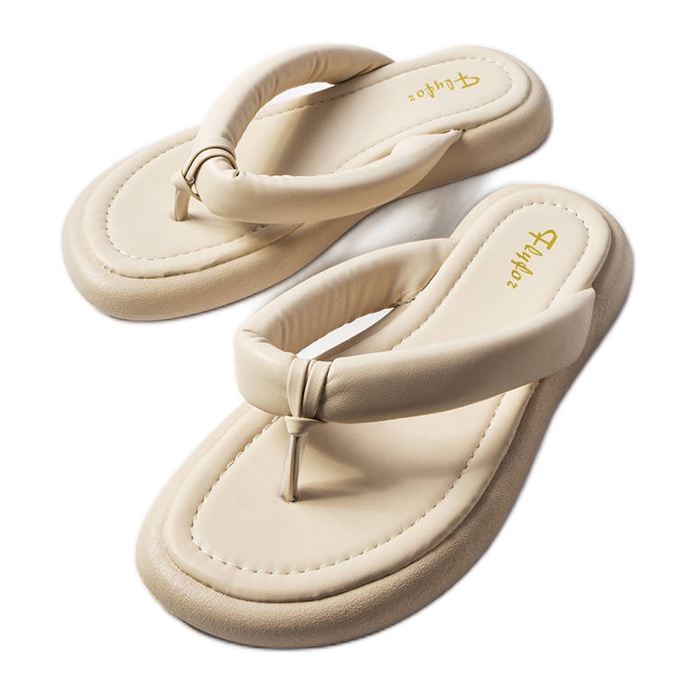 Sandalias gruesas beige de Smithfield.