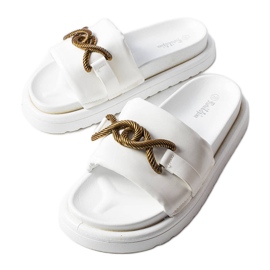 Sandalias de plataforma blancas de Frédérique blanco