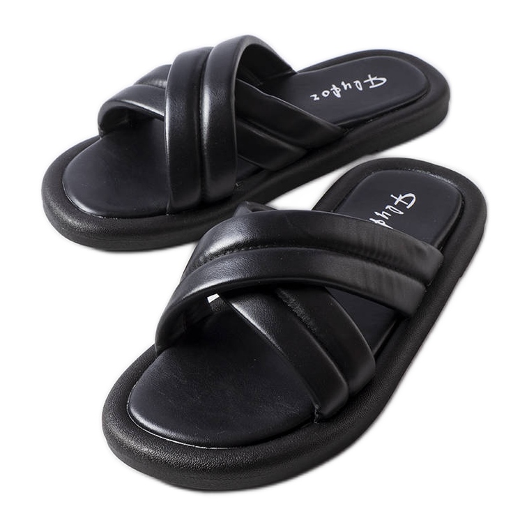 Chanclas Lubbock negras negro