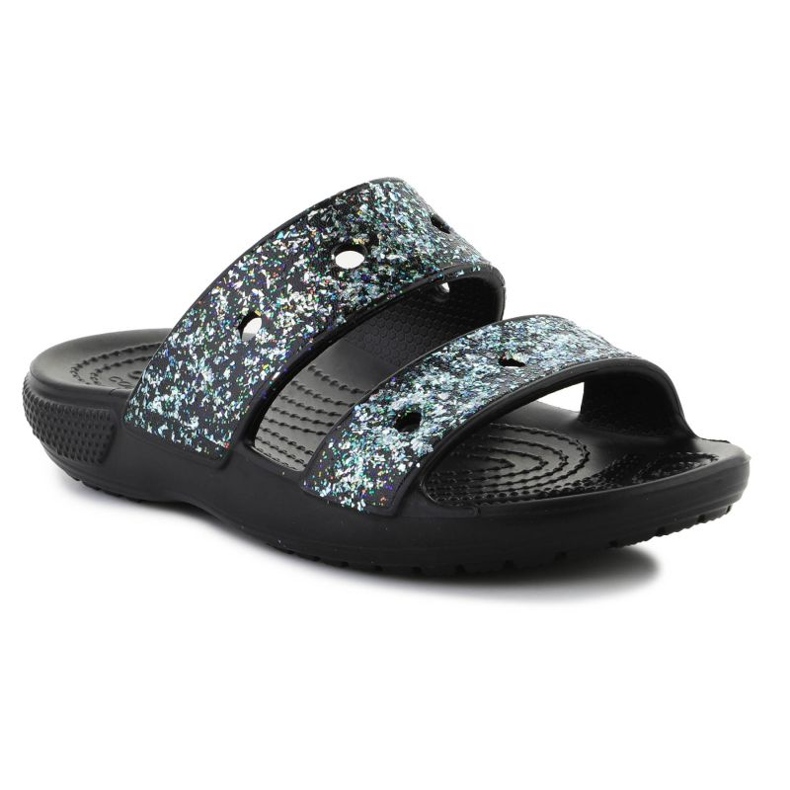 Chanclas Crocs Classic Glitter Sandal 207788-0C4 negro