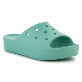 Crocs Classic Plataforma Slide W 208180-3UG verde