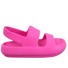 Sandalias Goma Boddie Fucsia rosa