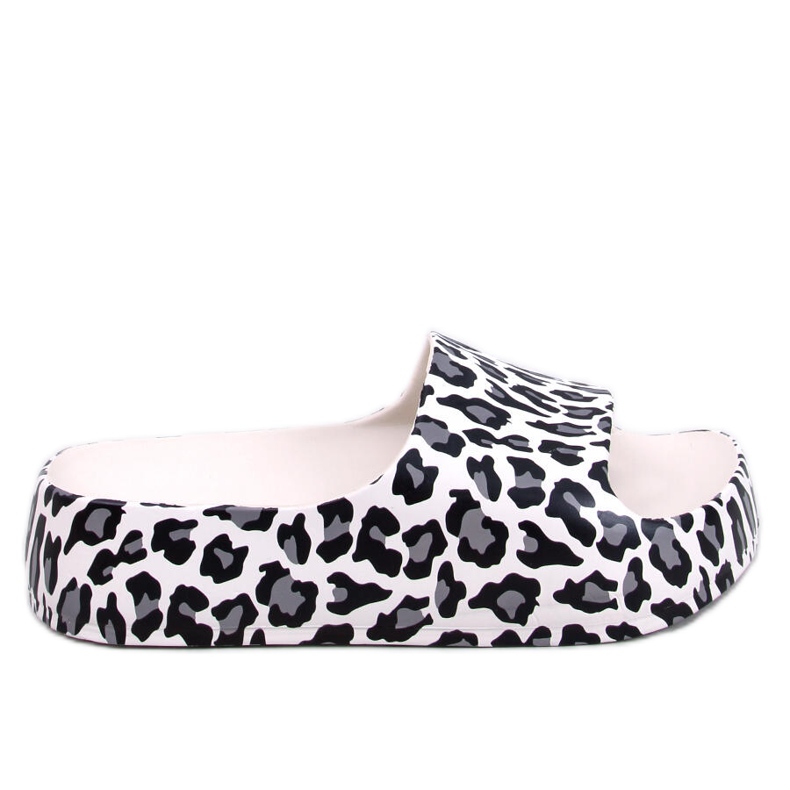 Sandalias con plataforma de Marlon Leopard blanco Sandalias con plataforma de Marlon Leopard blanco