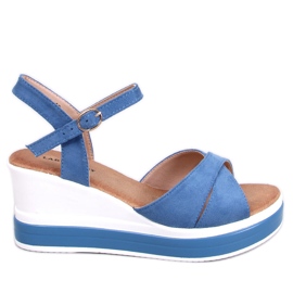 Sandalias cuña Winkler Azul