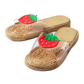Babuchas transparentes con decoración Foddie incoloro Babuchas transparentes con decoración Foddie incoloro