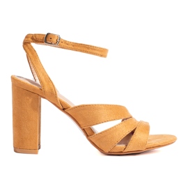 Sandalias bloque marrón Shelovet Sandalias bloque marrón Shelovet